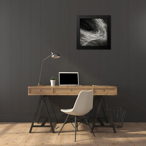 Dark madness Black Modern Wood Framed Art Print by Claes, Gilbert