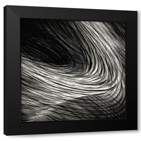 Dark madness Black Modern Wood Framed Art Print by Claes, Gilbert