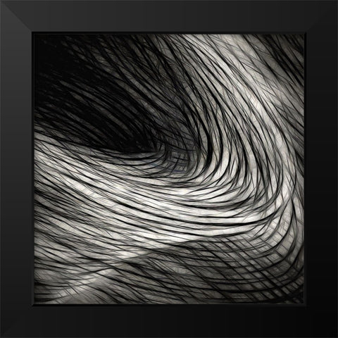 Dark madness Black Modern Wood Framed Art Print by Claes, Gilbert