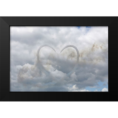 Love is in the air. Black Modern Wood Framed Art Print by Londal, Leif