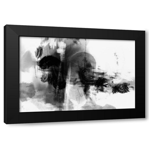 Mono Wild Black Modern Wood Framed Art Print by 1x Studio II