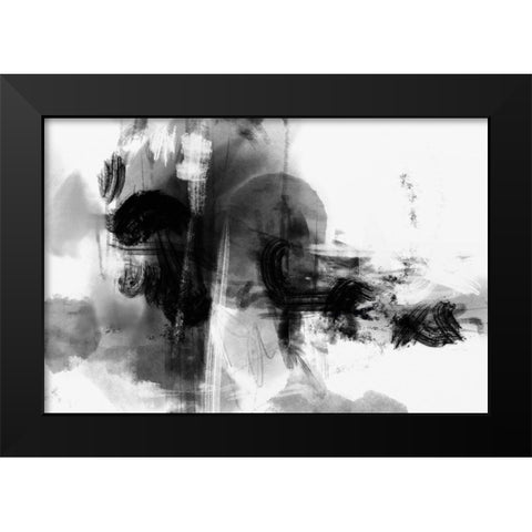 Mono Wild Black Modern Wood Framed Art Print by 1x Studio II