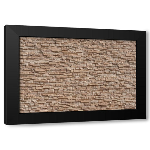 Texture 50 Black Modern Wood Framed Art Print with Double Matting by 1x Studio III