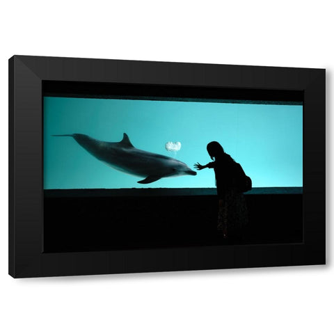 I Understand My FeelingsaÂC Black Modern Wood Framed Art Print by Sangan, Kurosaki