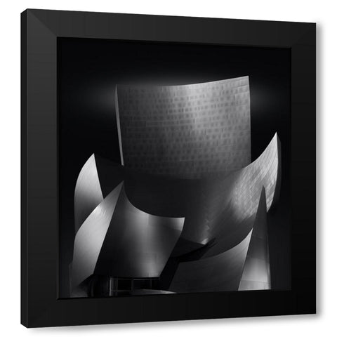 The Concert Black Modern Wood Framed Art Print by Garcia, Helena