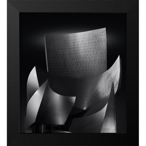 The Concert Black Modern Wood Framed Art Print by Garcia, Helena