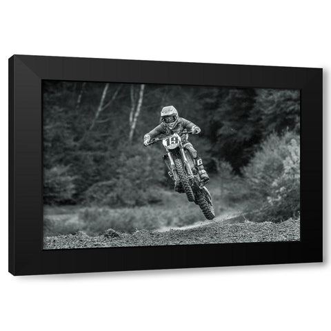 19 Black Modern Wood Framed Art Print by Stepanov, Dmitry