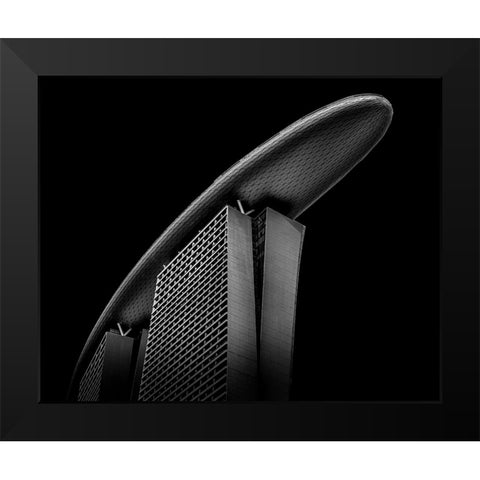 The Boat Black Modern Wood Framed Art Print by Ng, Joseph