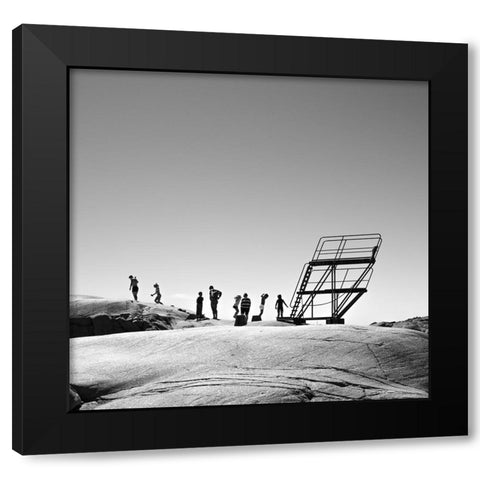 Abandoned Black Modern Wood Framed Art Print by Ogazzi, Alex
