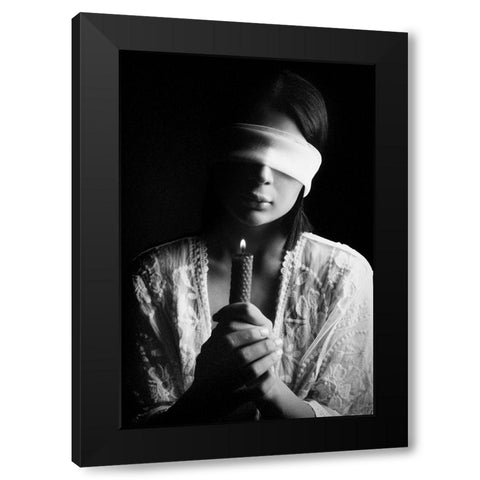 not see Black Modern Wood Framed Art Print with Double Matting by Heydari, Amir