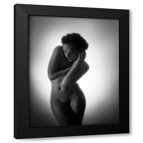 Highlighted Black Modern Wood Framed Art Print with Double Matting by Brackstone, Mel