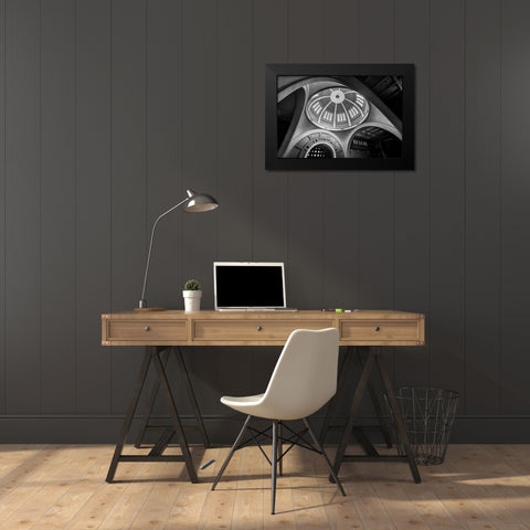Untitled Black Modern Wood Framed Art Print by Hishamtwhed
