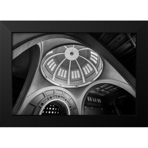 Untitled Black Modern Wood Framed Art Print by Hishamtwhed