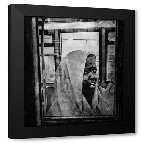 An Ordinary Woman Black Modern Wood Framed Art Print by Fabrowski, Robert