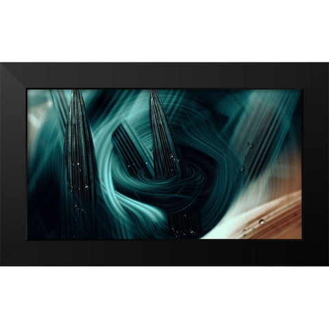 Dias traiAsoeiros Black Modern Wood Framed Art Print by Sherin.Abdou