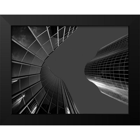 You A I We Black Modern Wood Framed Art Print by Cedron, Mabel
