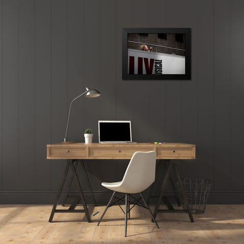 So What-I Am Woman ... Black Modern Wood Framed Art Print by Verdon