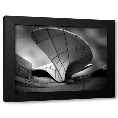 Hungerburg Station - Innsbruck Black Modern Wood Framed Art Print with Double Matting by Dan, Udrea