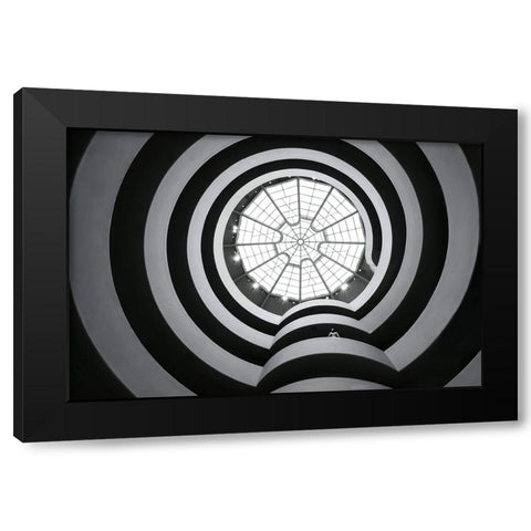 Guggenheim Museum - Nyc Black Modern Wood Framed Art Print with Double Matting by W., Catherine