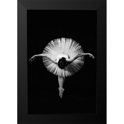 Finale Black Modern Wood Framed Art Print by Suntiniwat, Pattanawit