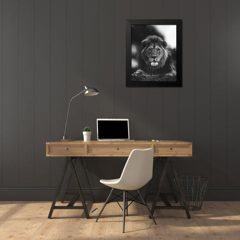Ready Black Modern Wood Framed Art Print by Sobhi, Ahmed