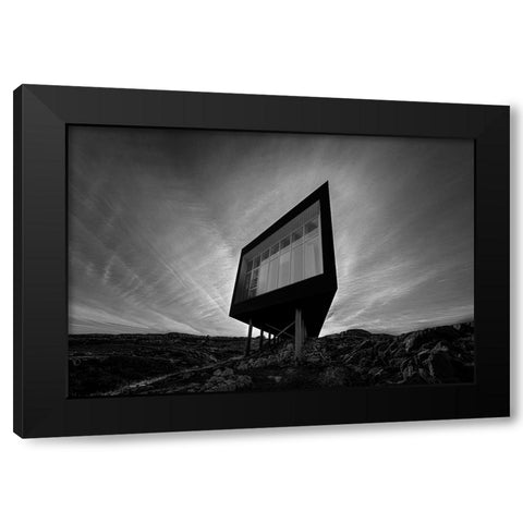 Long Studio Black Modern Wood Framed Art Print by Fu, Molly
