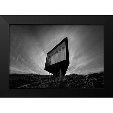 Long Studio Black Modern Wood Framed Art Print by Fu, Molly