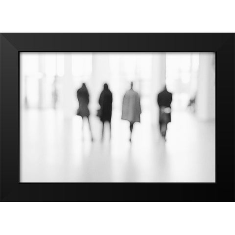 In The Gallery Black Modern Wood Framed Art Print by Schleicher-Schwarz, Roswitha