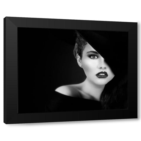 Vamp Black Modern Wood Framed Art Print with Double Matting by Punyet Miro, Carles