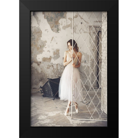 Grace were in her steps Black Modern Wood Framed Art Print by Bolgov (Axe), Ruslan