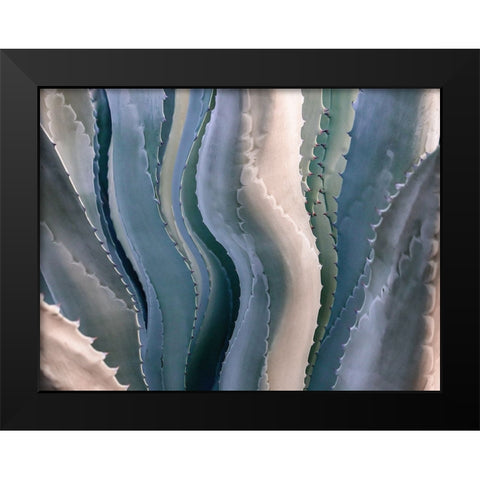 Sonoma Summertime Roadside Abstract Black Modern Wood Framed Art Print by Wechsler, Robin