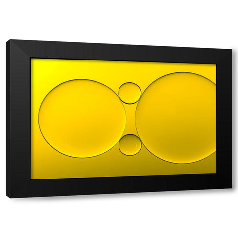 Parejas Black Modern Wood Framed Art Print with Double Matting by Luis Martinez, Antonio