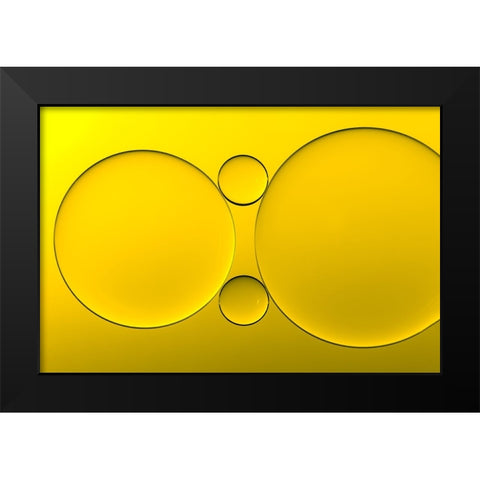 Parejas Black Modern Wood Framed Art Print by Luis Martinez, Antonio