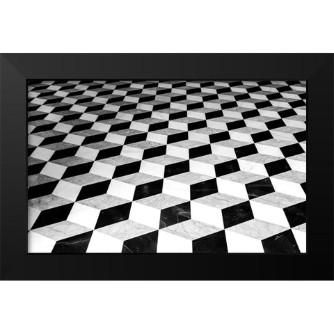floor Black Modern Wood Framed Art Print by Auerbach, Markus
