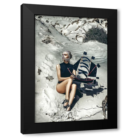 The Mystery Of Life Is A Reality To Experience Black Modern Wood Framed Art Print with Double Matting by Bolgov (Axe), Ruslan