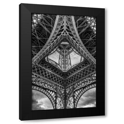 French Scaffolding Black Modern Wood Framed Art Print by Stampfli, Craig