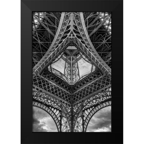French Scaffolding Black Modern Wood Framed Art Print by Stampfli, Craig