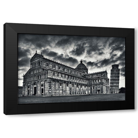 Architectural Lesson Black Modern Wood Framed Art Print with Double Matting by Ian Nedelcu, Mihai