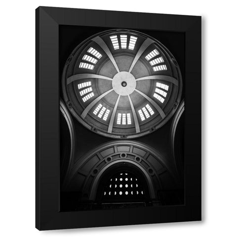 Untitled Black Modern Wood Framed Art Print with Double Matting by Hishamtwhed