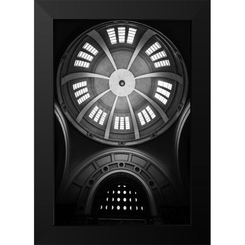 Untitled Black Modern Wood Framed Art Print by Hishamtwhed