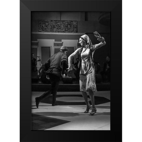 Untitled Black Modern Wood Framed Art Print by Moazami, Homeira