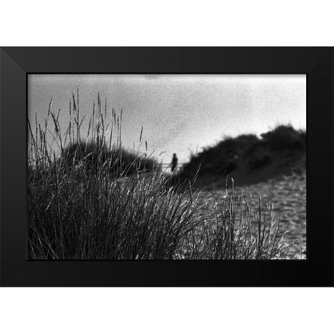 Despite The Night Black Modern Wood Framed Art Print by Aurora