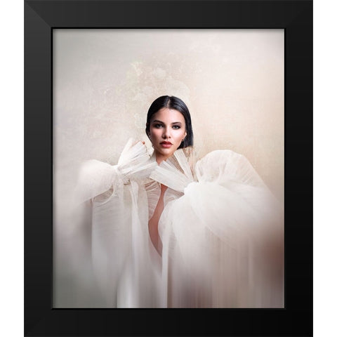 Fani Black Modern Wood Framed Art Print by Punyet Miro, Carles