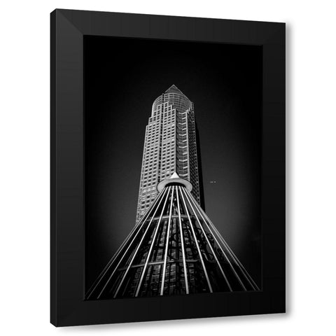 Into The Sky Black Modern Wood Framed Art Print with Double Matting by Cabguy, Kilian