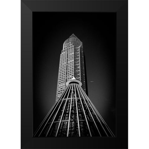 Into The Sky Black Modern Wood Framed Art Print by Cabguy, Kilian