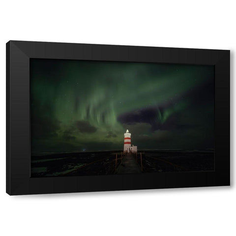 Travel Into A Lighthouse Black Modern Wood Framed Art Print with Double Matting by Nunez Buj, Rodrigo