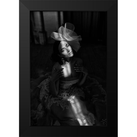 Captured In Light Black Modern Wood Framed Art Print by Dixon, Colin