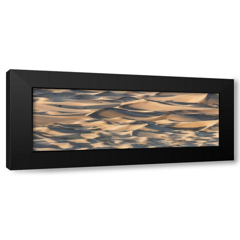 Sand Waves Black Modern Wood Framed Art Print with Double Matting by Chapman, Michael