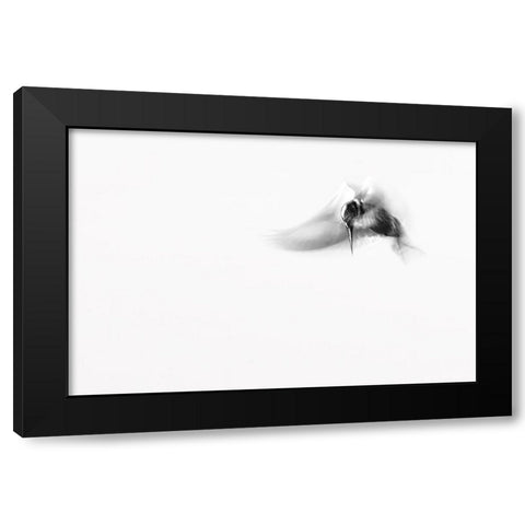 In...M O T I O N Black Modern Wood Framed Art Print with Double Matting by Elkahlawi, Ahmed
