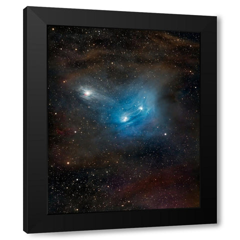 Vdb 102 Black Modern Wood Framed Art Print by Chander, Vikas